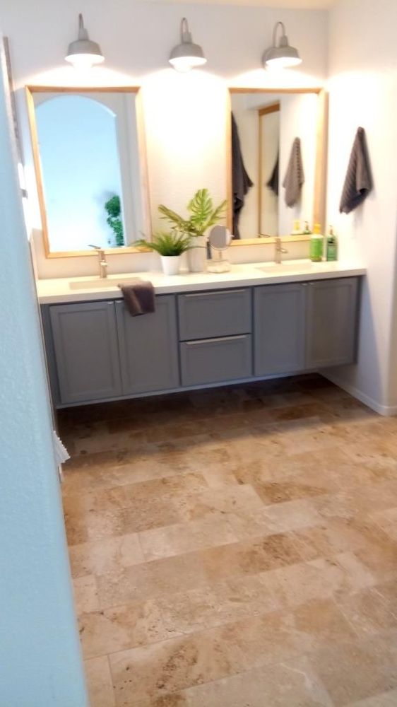 Floating vanity — Bathroom Remodeling by Urban Element, Inc. in the East Valley of Arizona