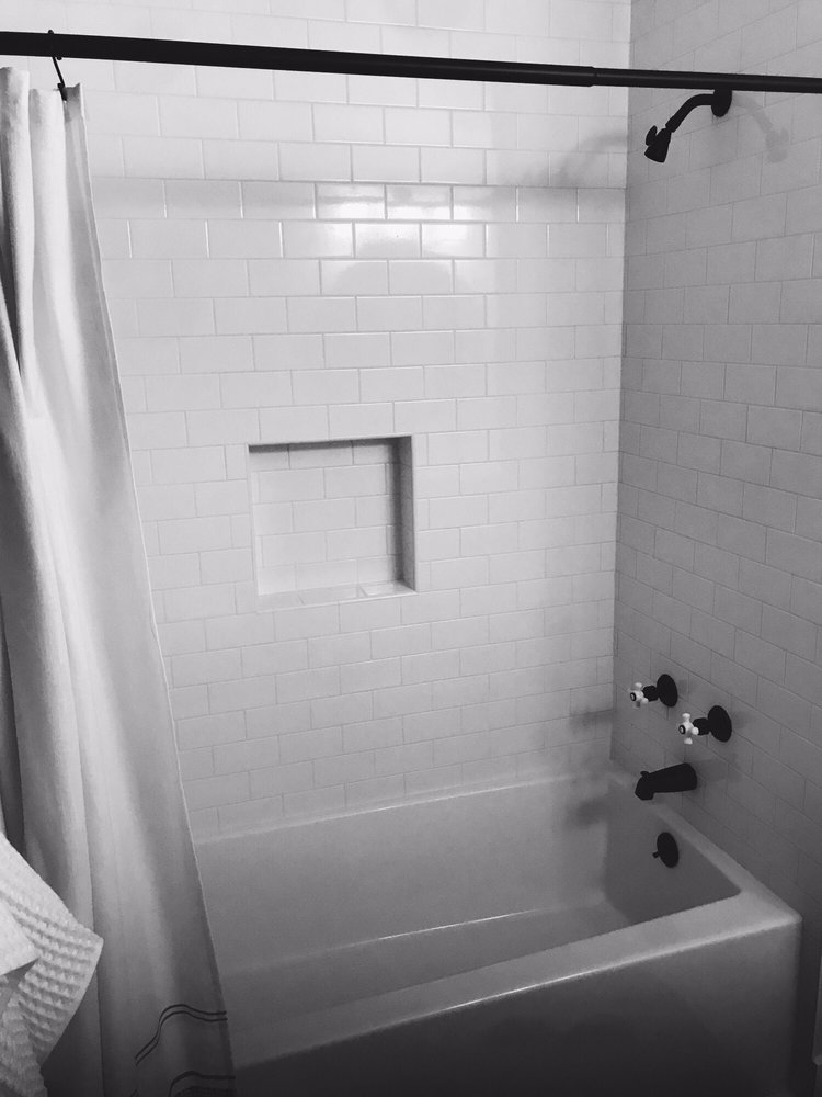 New bathtub subway instal niche new tub fixtures — Bathroom Remodeling by Urban Element, Inc. in the East Valley of Arizona