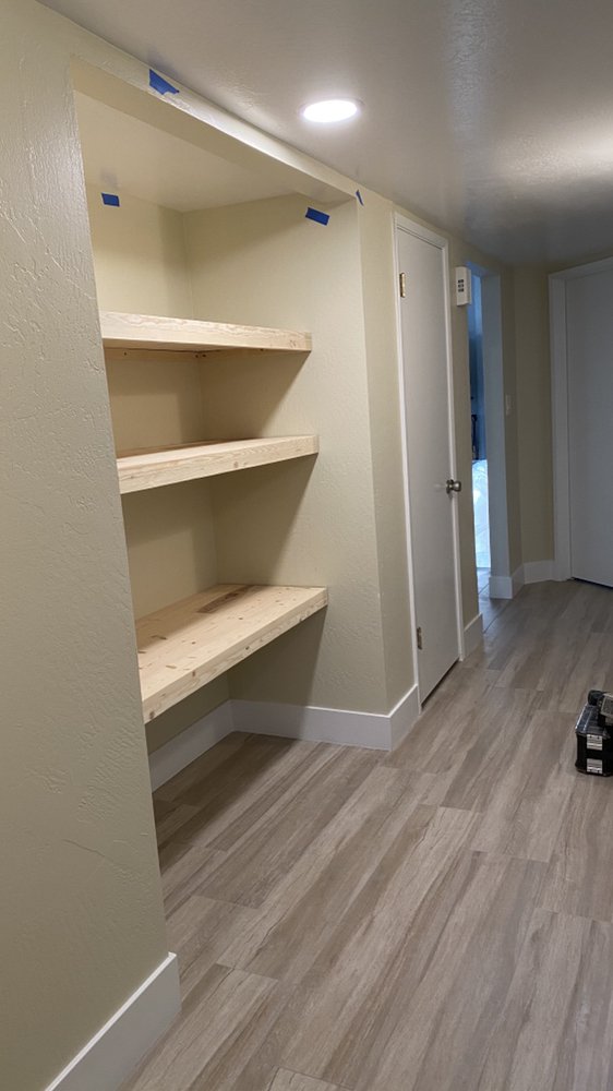 Hallway floating shelves — Custom Designs by Urban Element, Inc. in the East Valley of Arizona