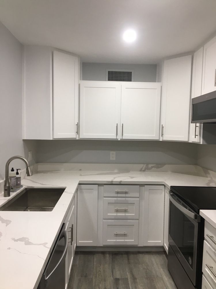 New kitchen cabinets with quartz countertops — Kitchen Remodeling by Urban Element, Inc. in the East Valley of Arizona