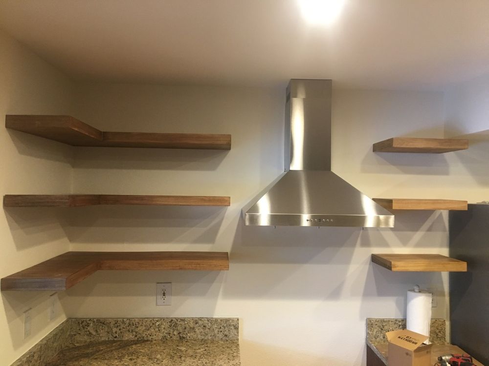 New kitchen renovation removed old hanging cabinets installed new — Kitchen Remodeling by Urban Element, Inc. in the East Valley of Arizona